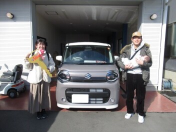 NEWワゴンＲスマイル納車です。